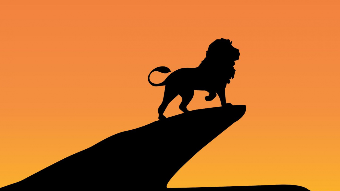 Simba, Leones, Atardecer, La Gente en la Naturaleza, Puesta. Wallpaper in 1366x768 Resolution