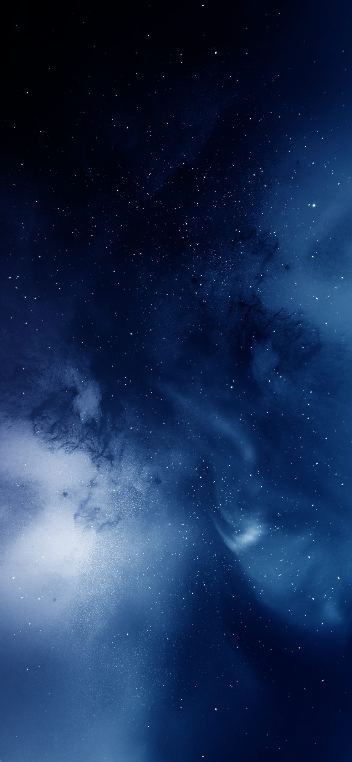 IOS, Apple, IOS 11, Atmosphère, Blue. Wallpaper in 1125x2436 Resolution