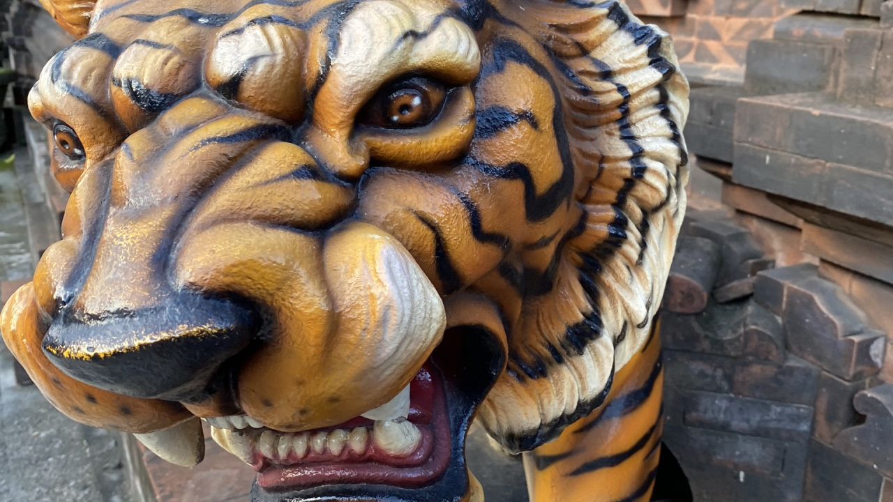 Cabeza, Grandes Felinos, Tigre de Bengala, Felidae, Carnívoro. Wallpaper in 1280x720 Resolution