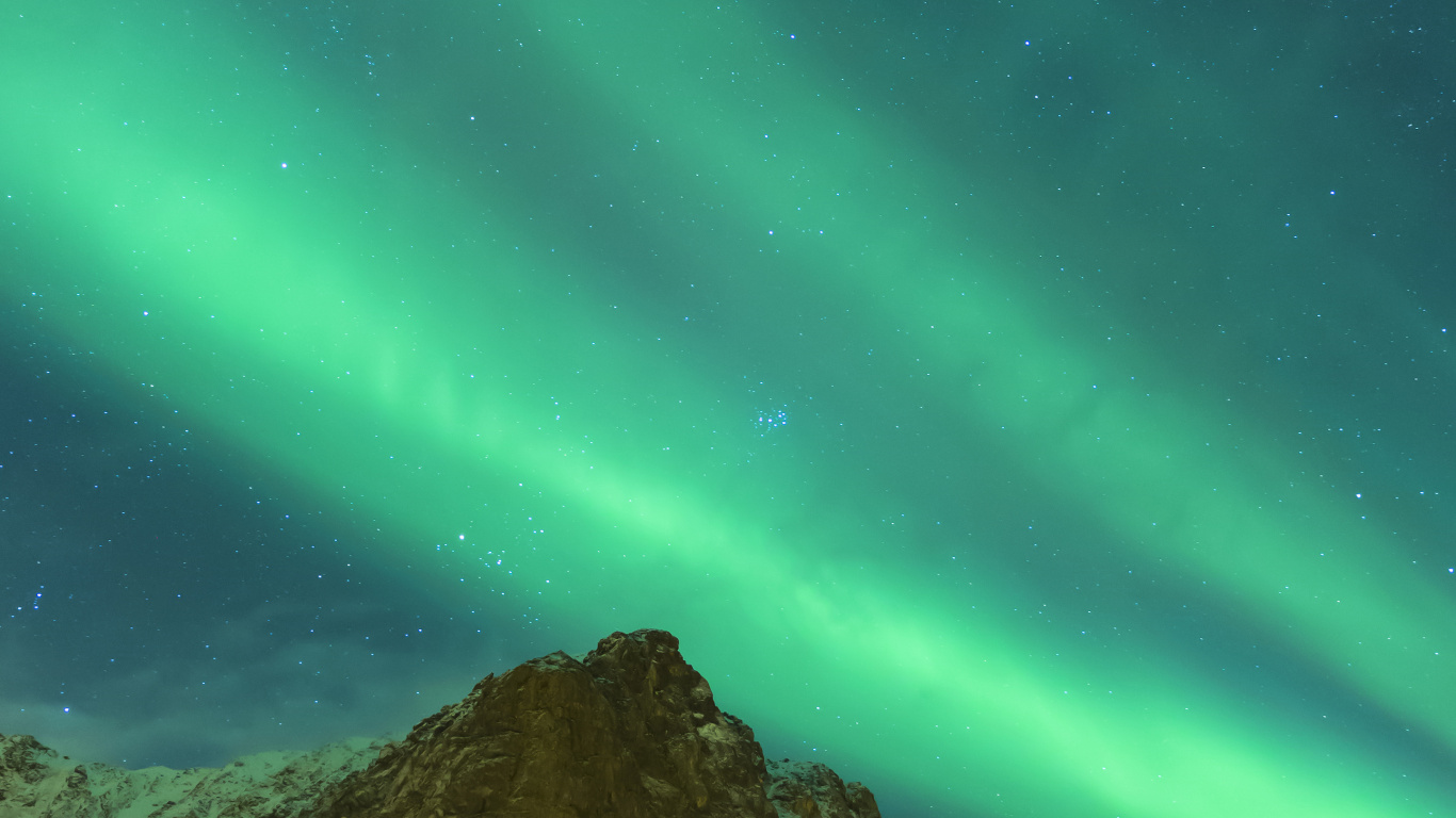 Razer Phone, Razer, 奥罗拉, Razer Phone 2, 绿色的 壁纸 1366x768 允许