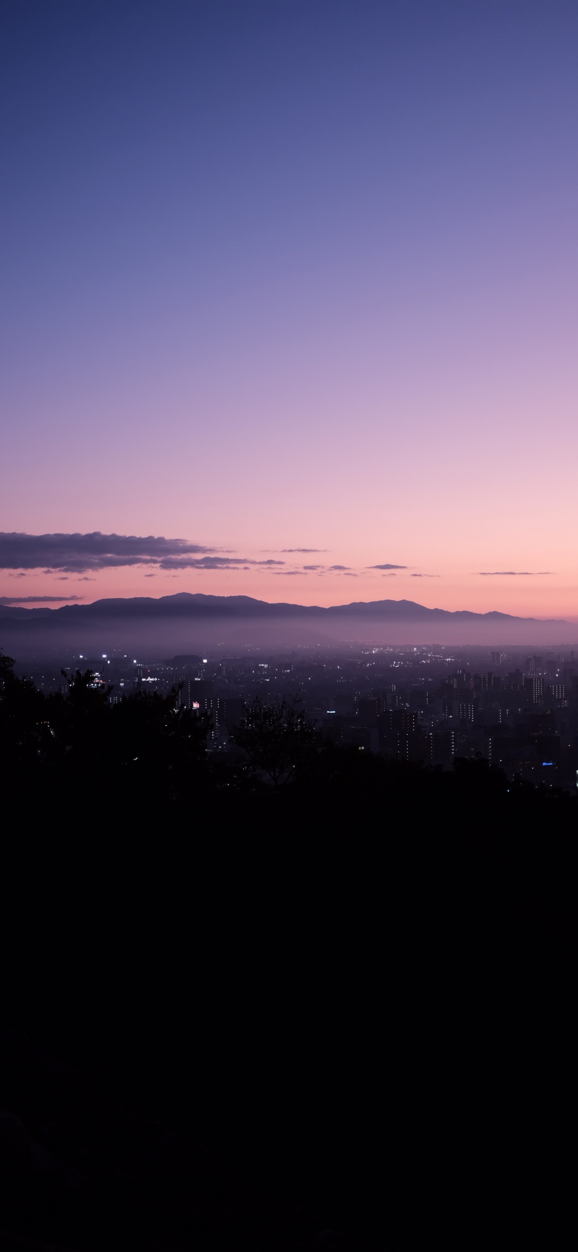 日落, 黄金时间, 地平线, 晚上, 气氛 壁纸 1125x2436 允许