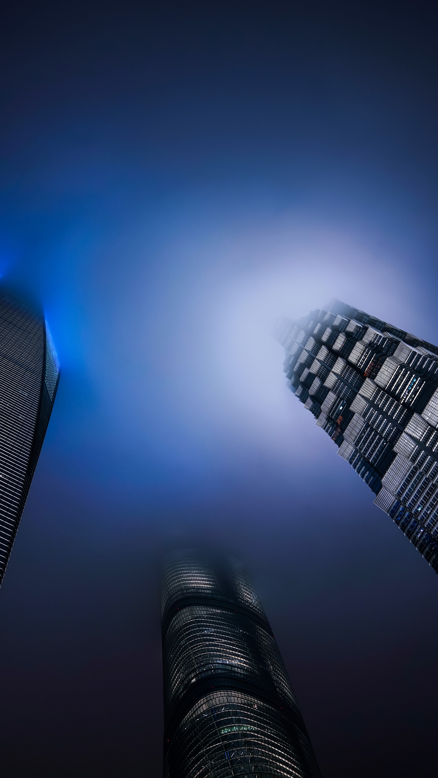 高层建筑, 塔块, 城市景观, 公寓, 对称 壁纸 1440x2560 允许