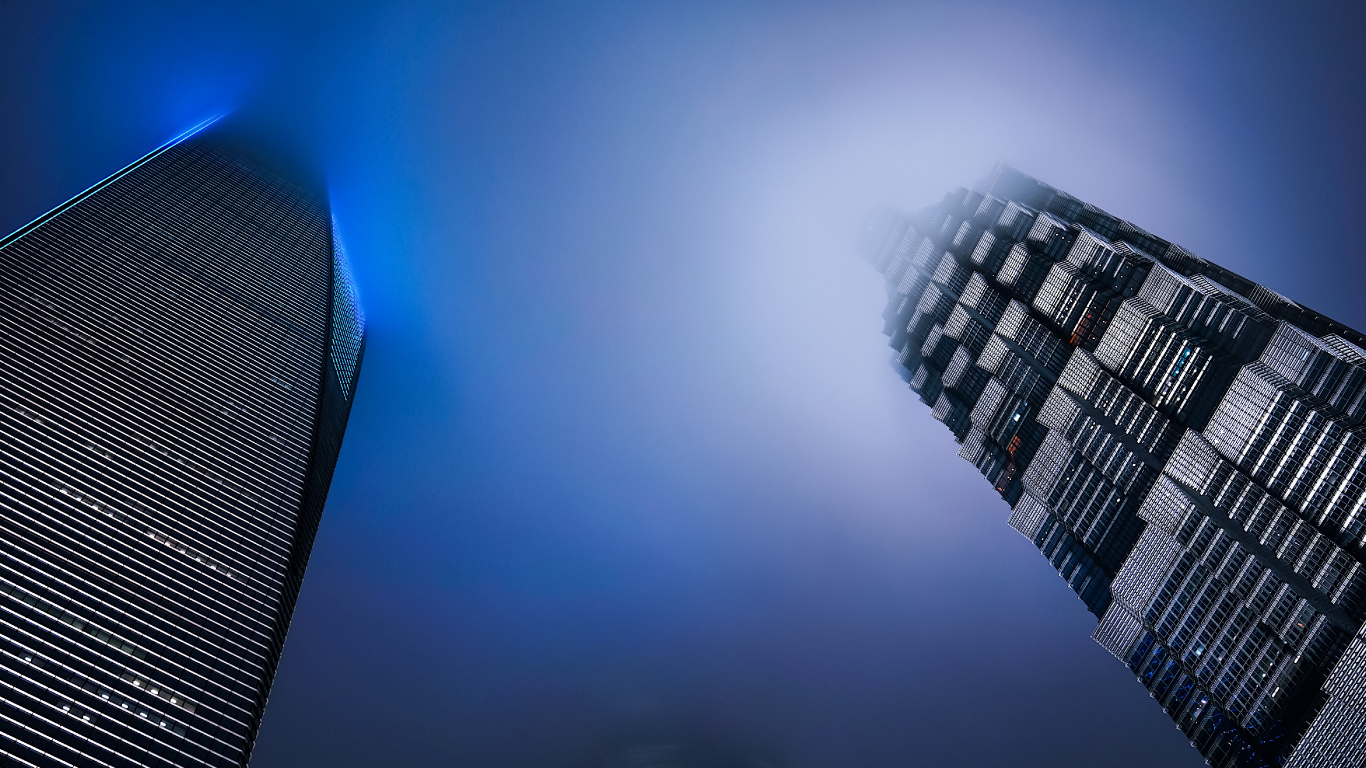 Wolkenkratzer, Hochhaus, Gebäude, Tageszeit, Tower. Wallpaper in 1366x768 Resolution