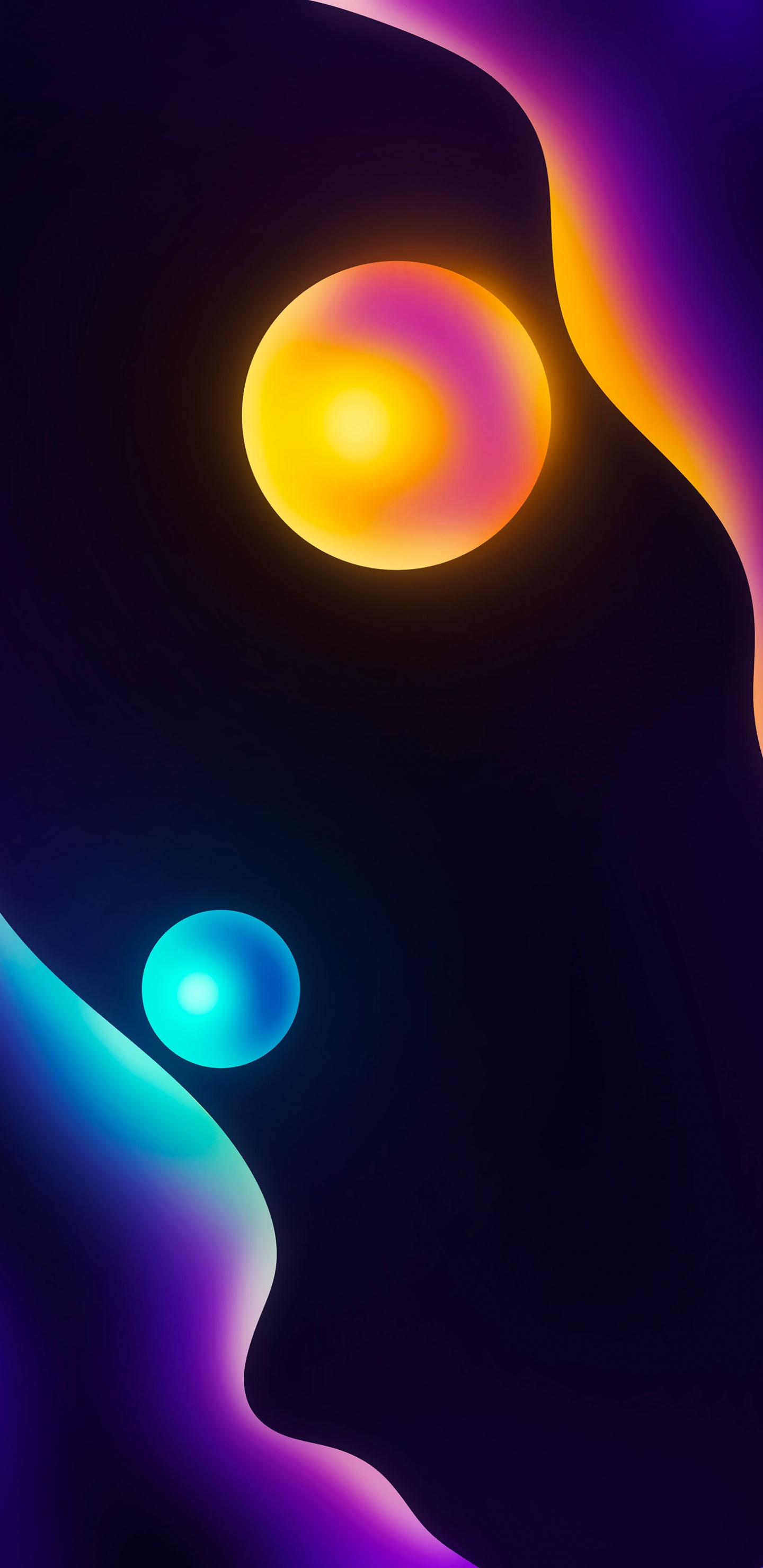 光, Azure, 气体, 和阴影的色彩, 电蓝色的 壁纸 1440x2960 允许