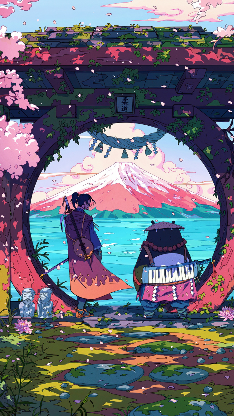 Tophat Panda Samurai Bebop, Jazzhop, Samurai Bebop, Spotify, Song. Wallpaper in 750x1334 Resolution