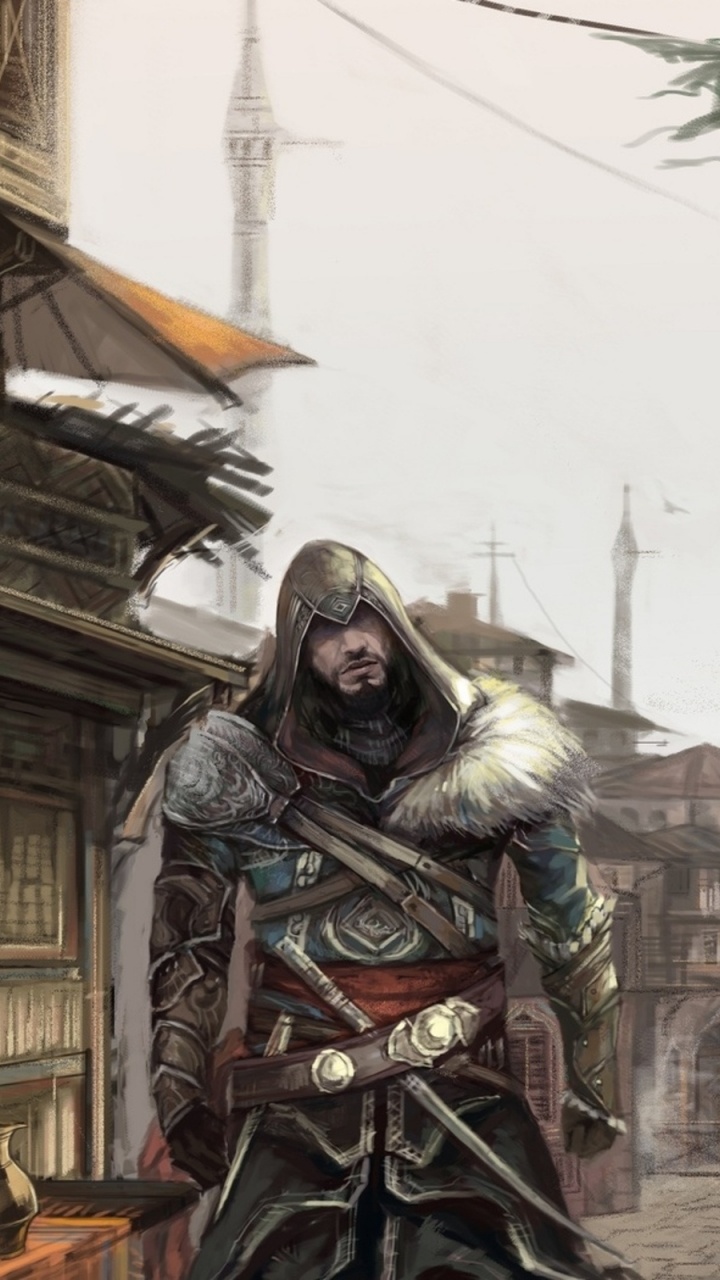 Assassins Creed, Assassins Creed Revelations, Assassins Creed Brotherhood, Ezio Auditore, Assassins Creed Syndicate. Wallpaper in 720x1280 Resolution