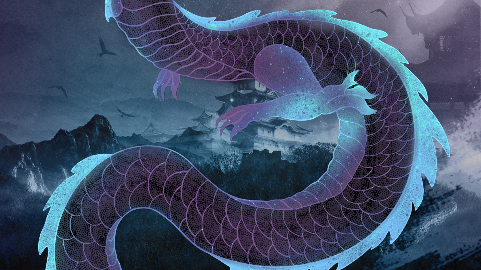 Dragon, Graphics, Fantasy, Art, Mythical Creature. Wallpaper in 1920x1080 Resolution