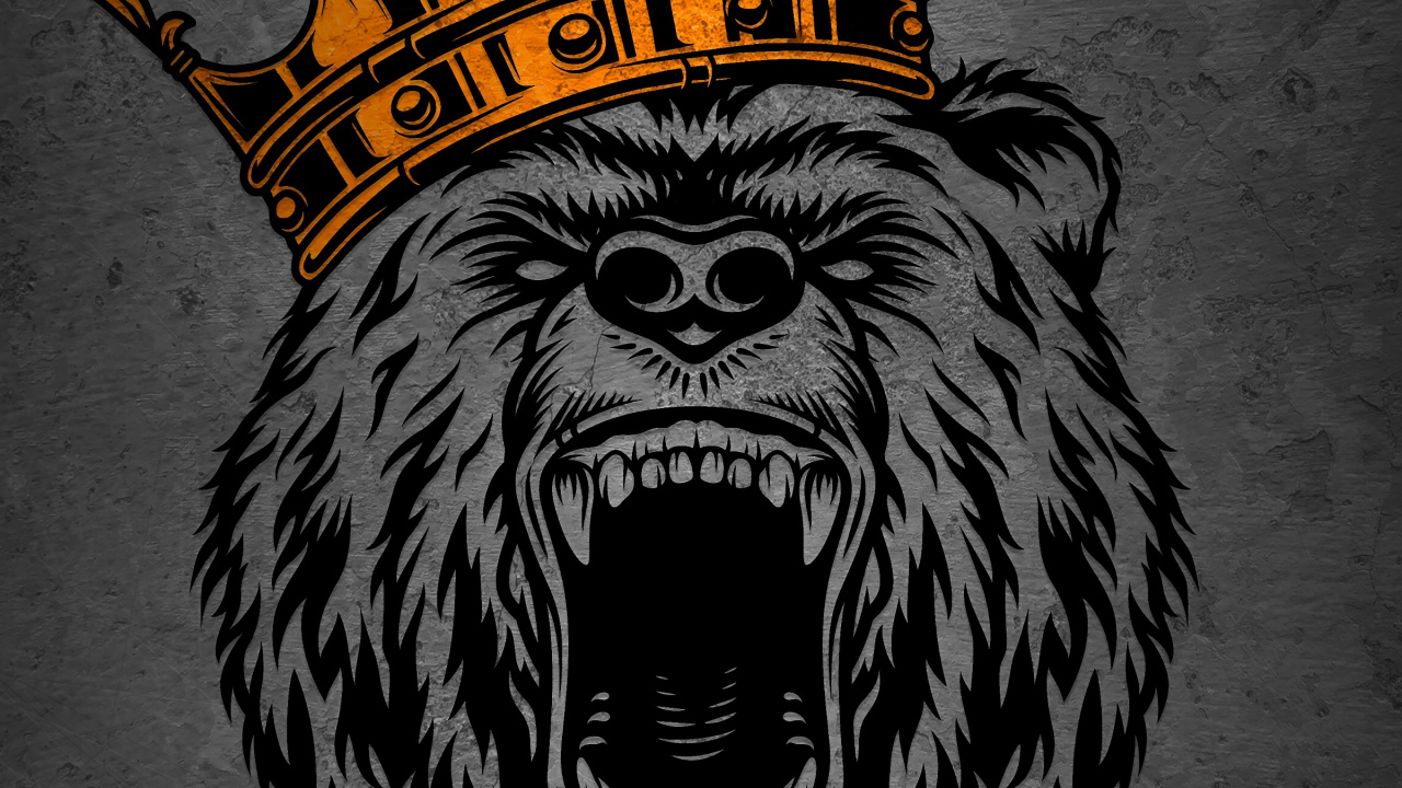 Oso Con Corona, Grizzly Bear, Oso Polar, Osito, Camiseta. Wallpaper in 1280x720 Resolution