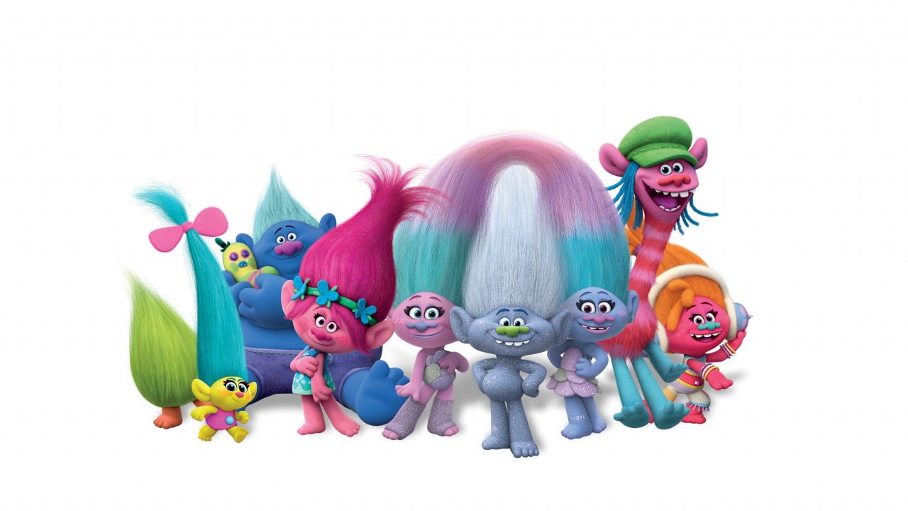 Personnages D'anime de Fille Aux Cheveux Roses et Verts. Wallpaper in 1280x720 Resolution