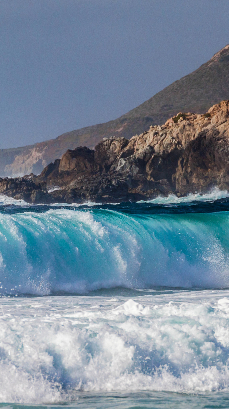 风波, 海洋, 大海, 冰山, 北极 壁纸 750x1334 允许