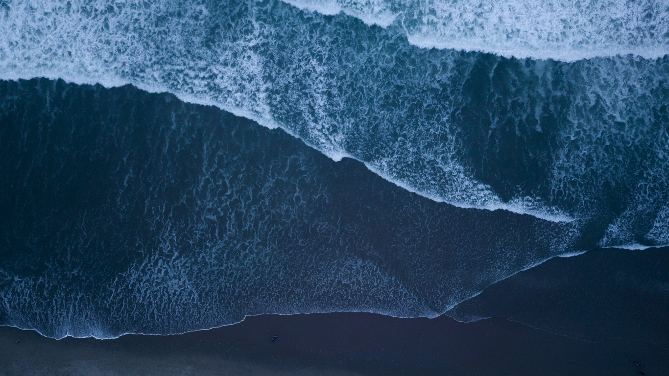 Blue, Water, Glacier, Glacial Landform, Formation. Wallpaper in 1366x768 Resolution