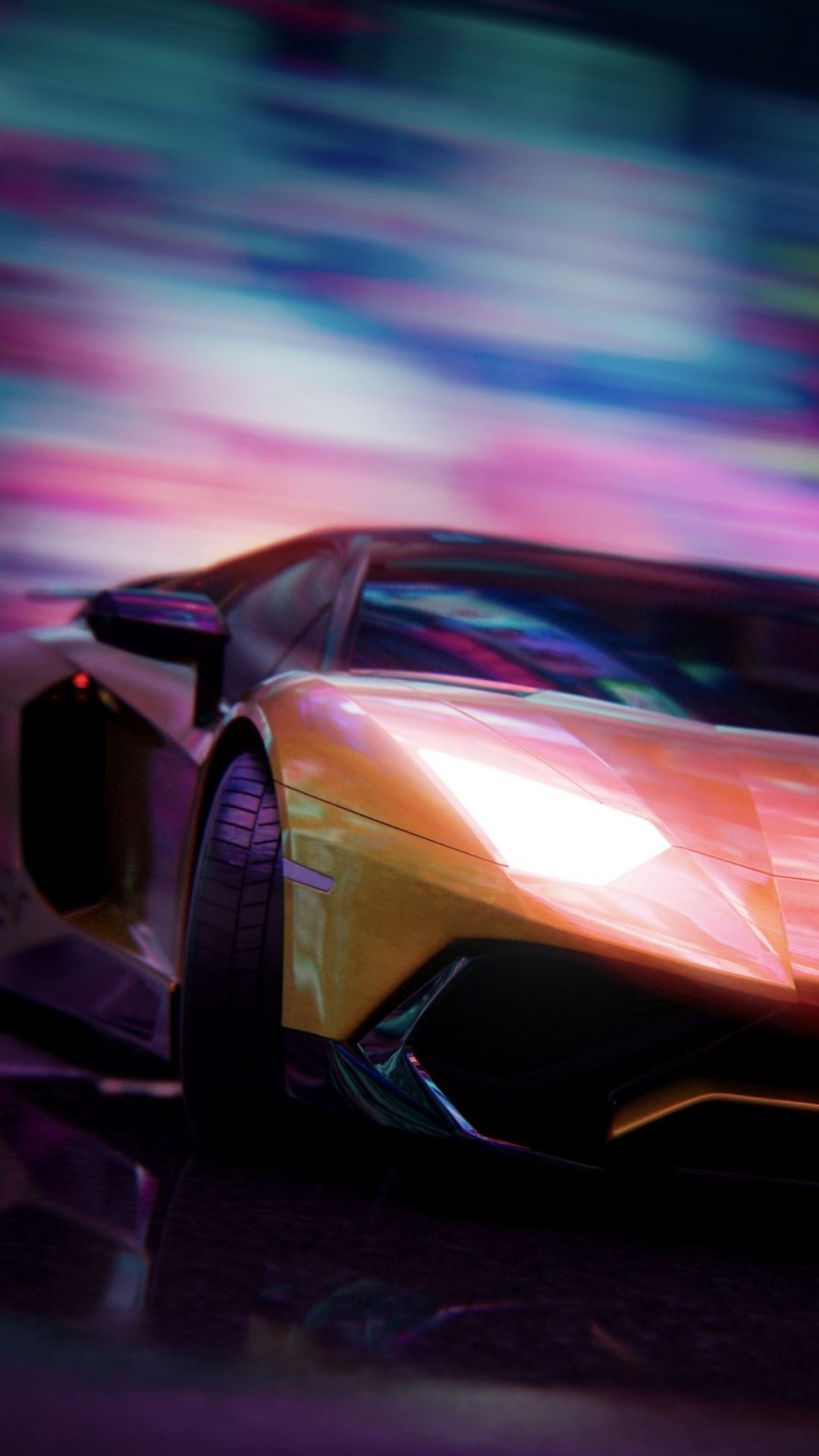 Reflection, Supercar, Cars, Automotive Lighting, Cloud. Wallpaper in 1080x1920 Resolution