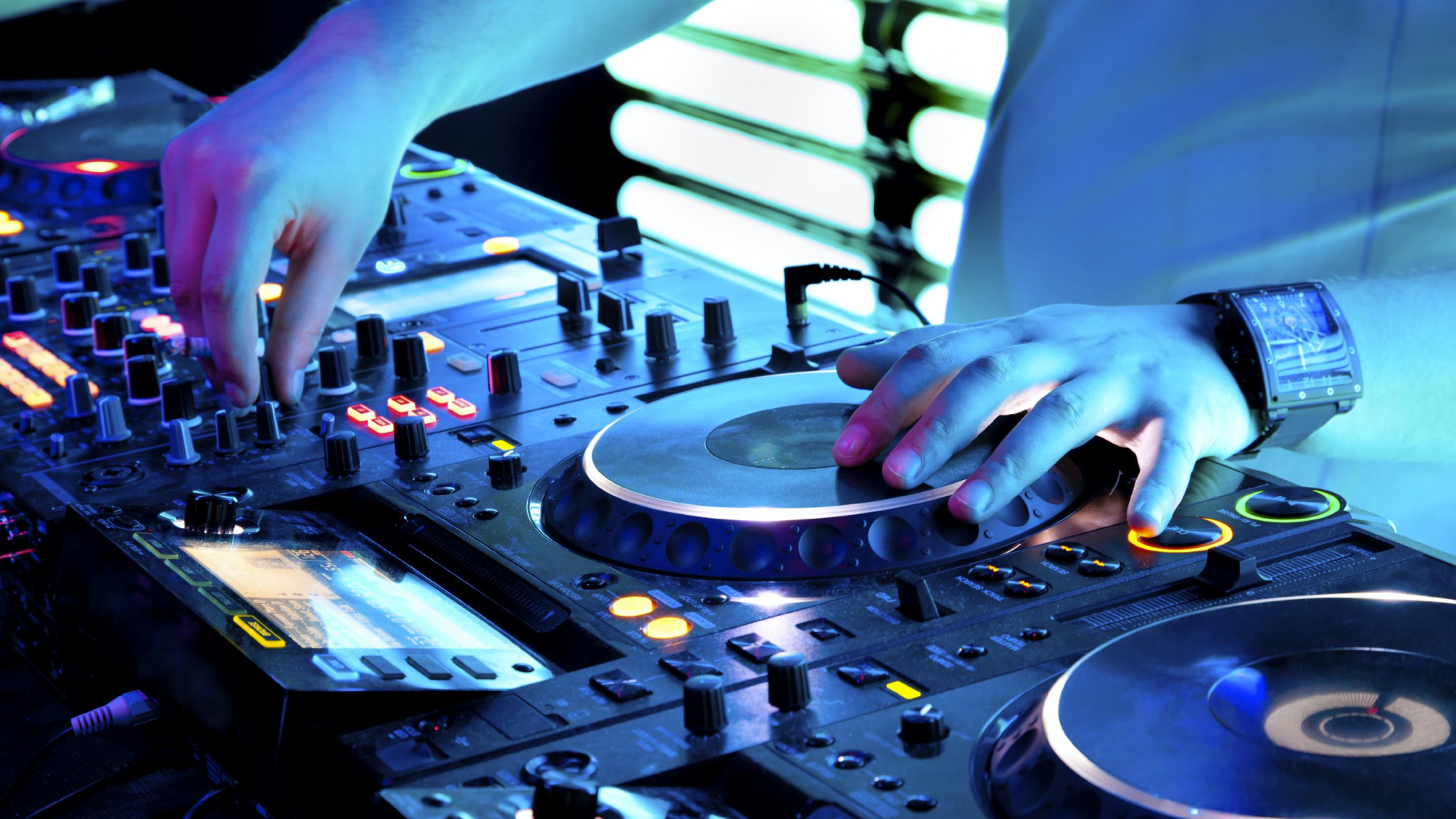 Deejay, Discjockey, Elektronik, Cdj, Technologie. Wallpaper in 1920x1080 Resolution