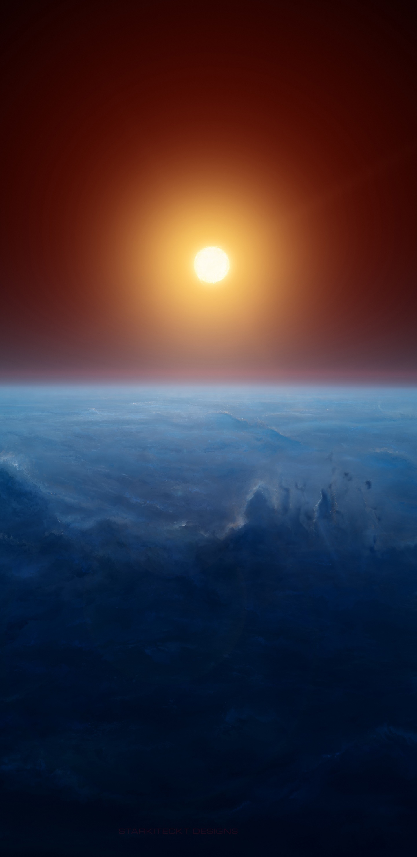 Sun Over Clouds During Daytime. Wallpaper in 1440x2960 Resolution