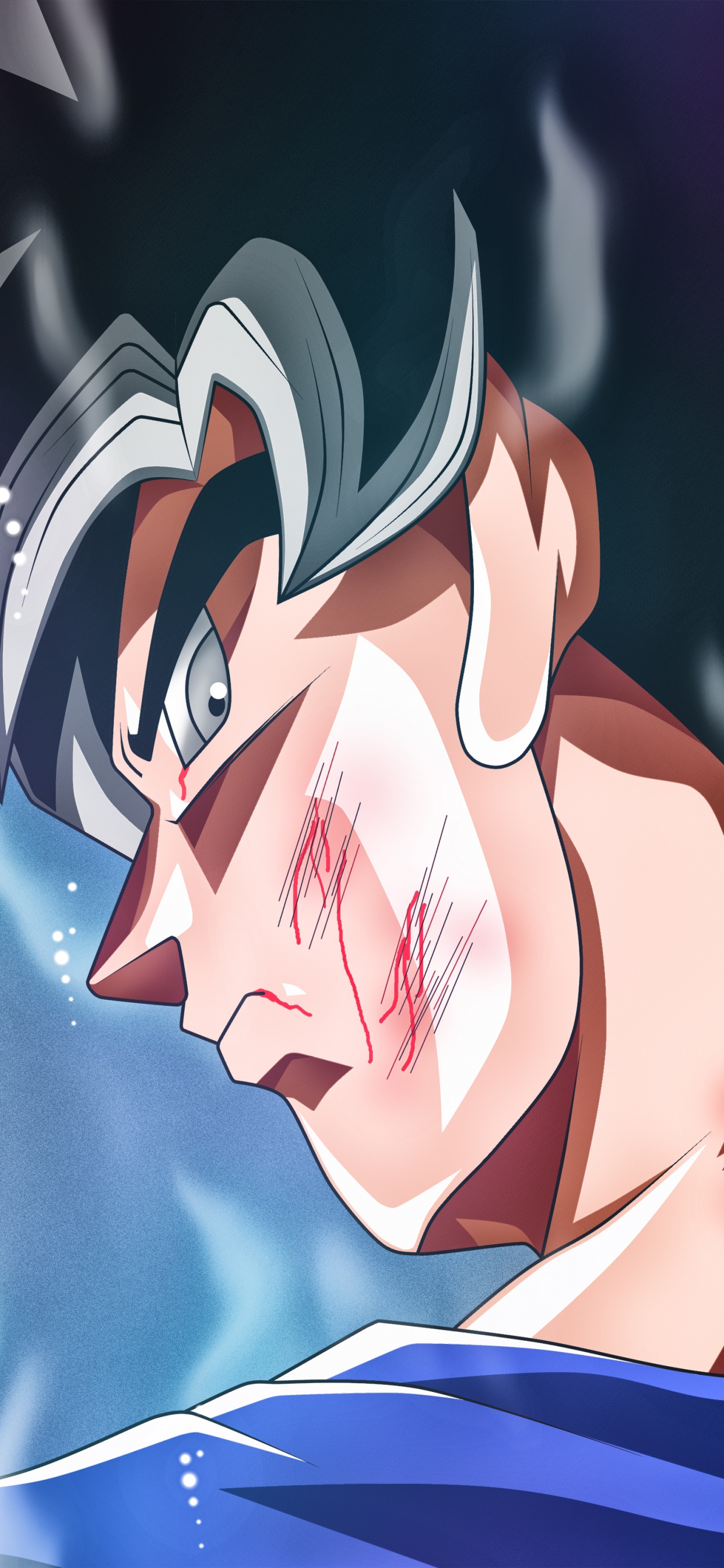 Personnage D'anime Masculin Aux Cheveux Rouges. Wallpaper in 1242x2688 Resolution