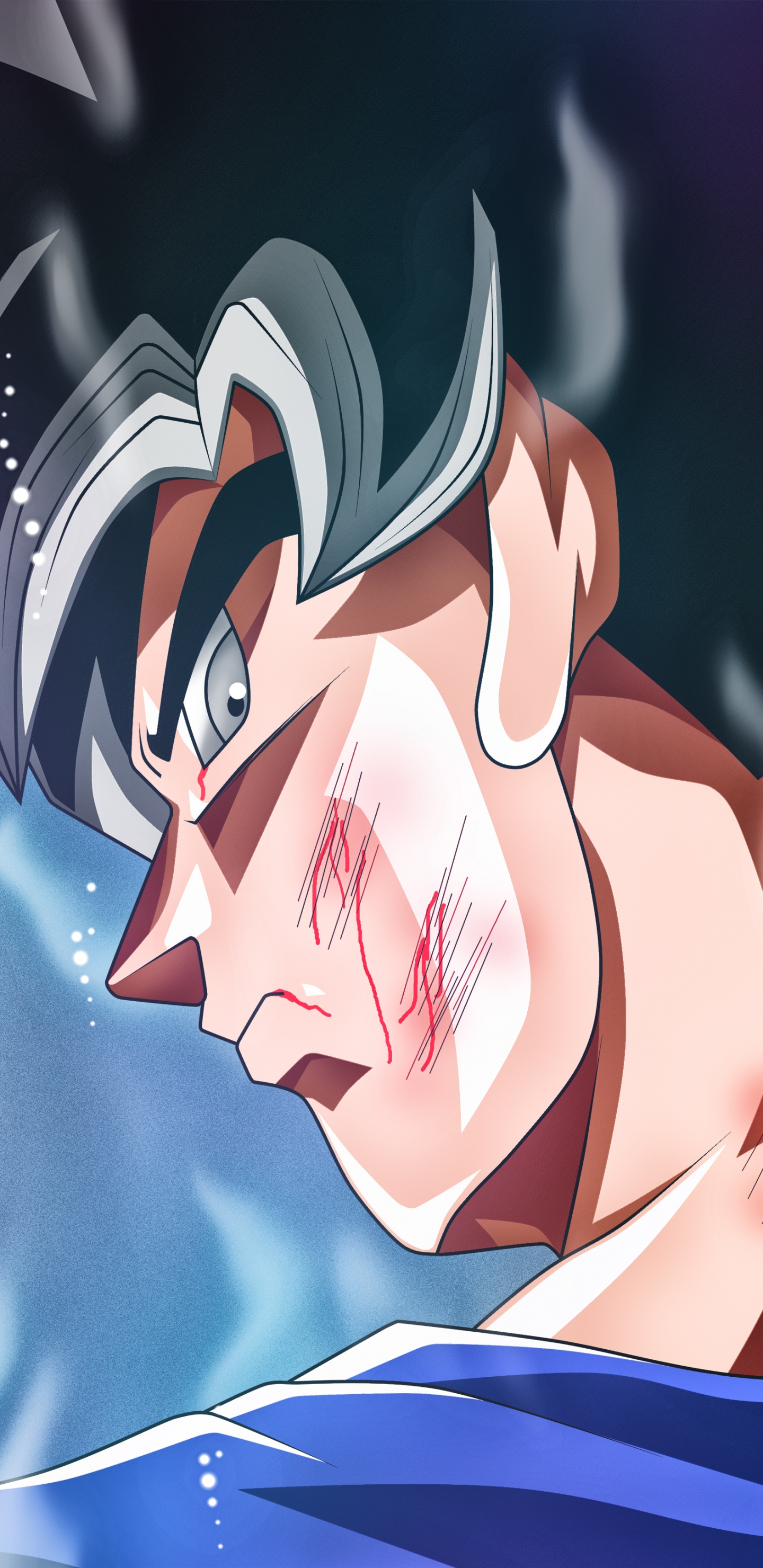 Personnage D'anime Masculin Aux Cheveux Rouges. Wallpaper in 1440x2960 Resolution