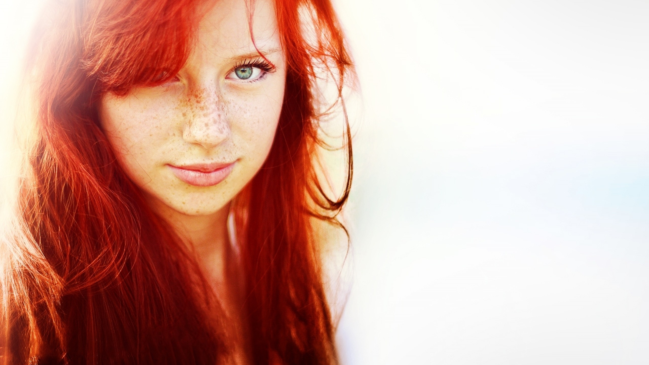 Red Hair, Freckle, Eyebrow, Beauty, Hair Coloring. Wallpaper in 2560x1440 Resolution