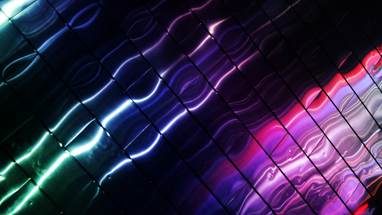 Pink and Blue Light Digital Wallpaper. Wallpaper in 1280x720 Resolution