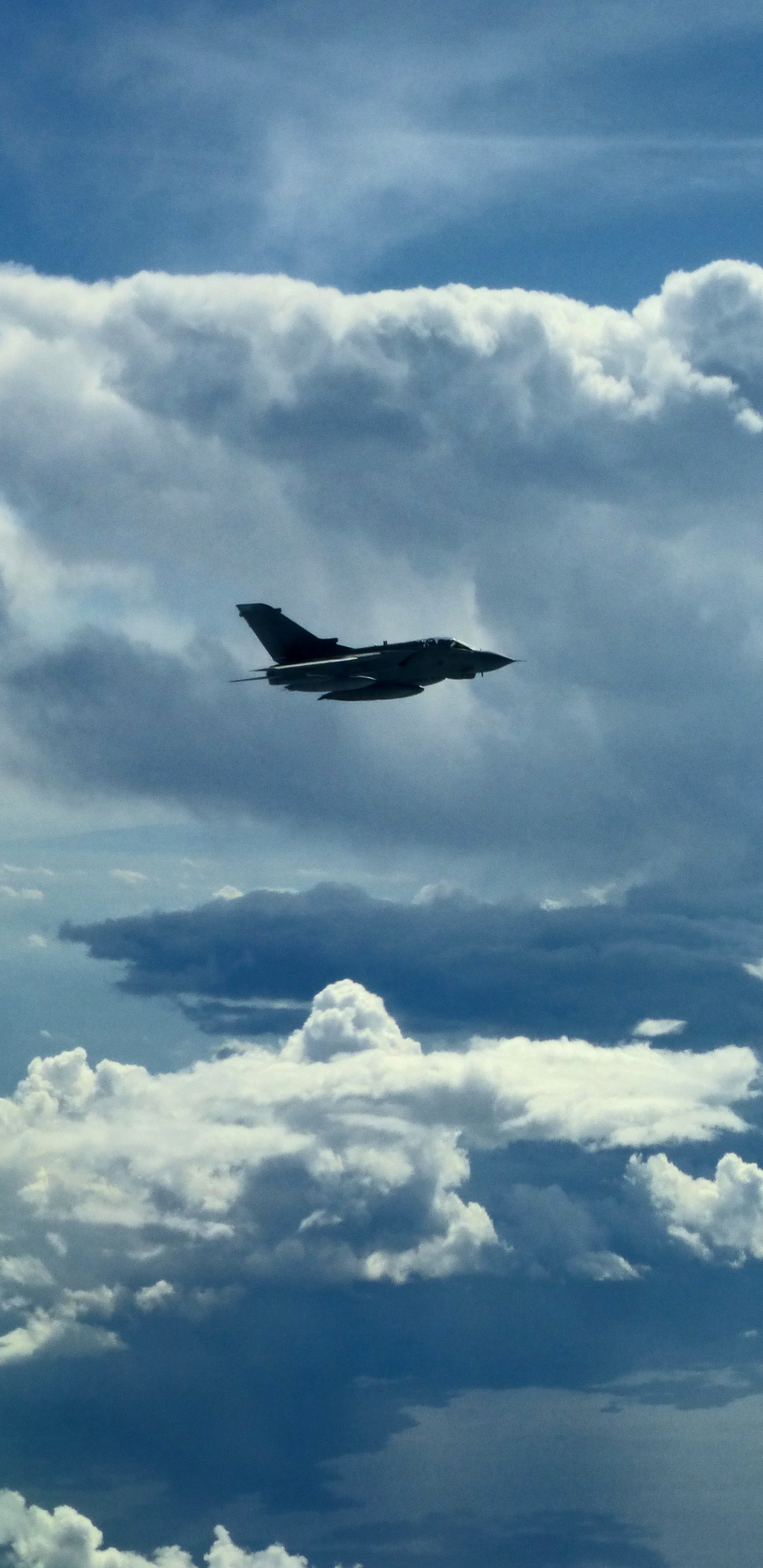 气氛, 积云, 航班, 空中旅行, 一天 壁纸 1440x2960 允许