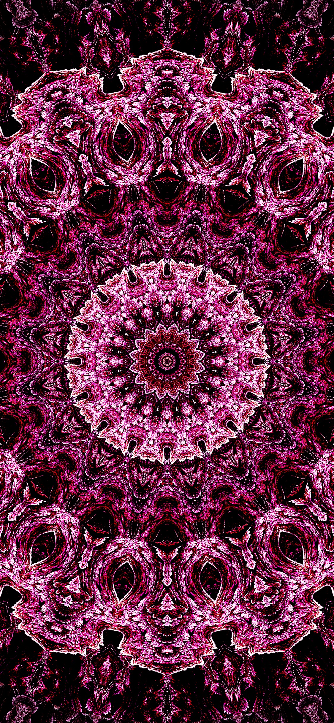 Textile Floral Violet et Blanc. Wallpaper in 1125x2436 Resolution