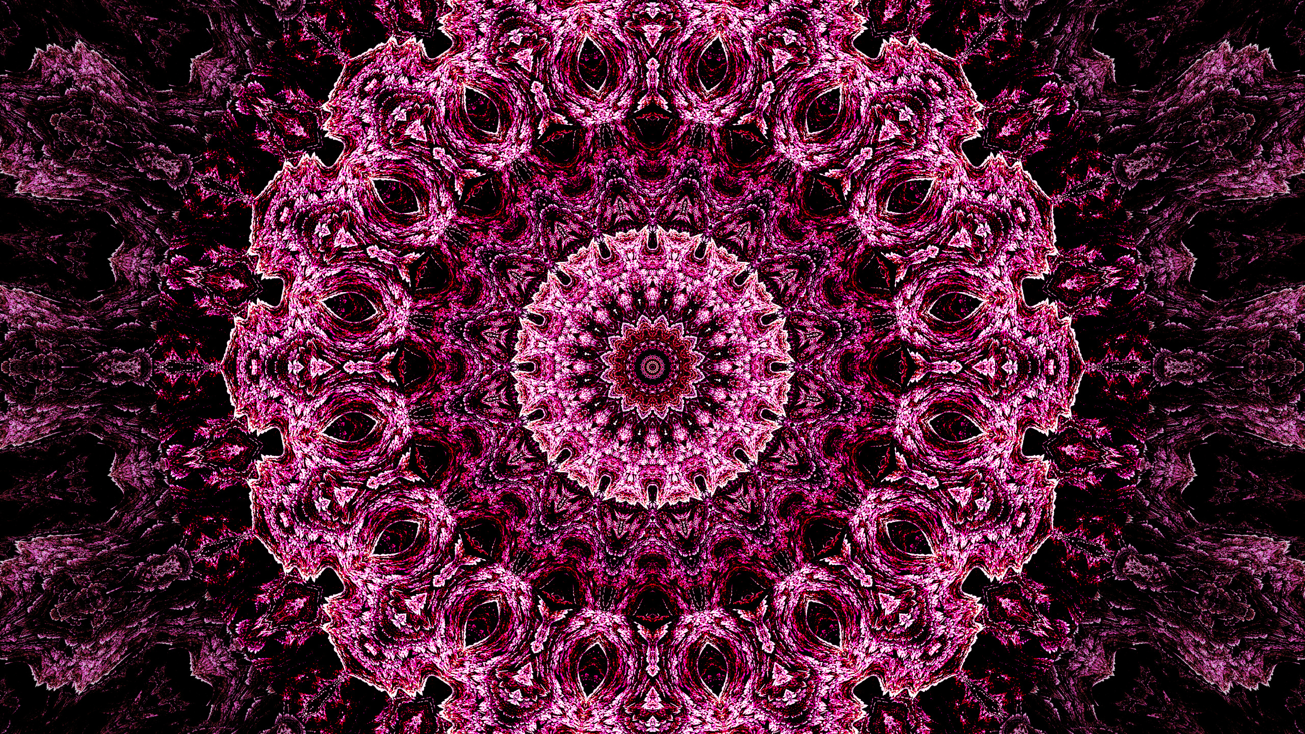 Textile Floral Violet et Blanc. Wallpaper in 2560x1440 Resolution