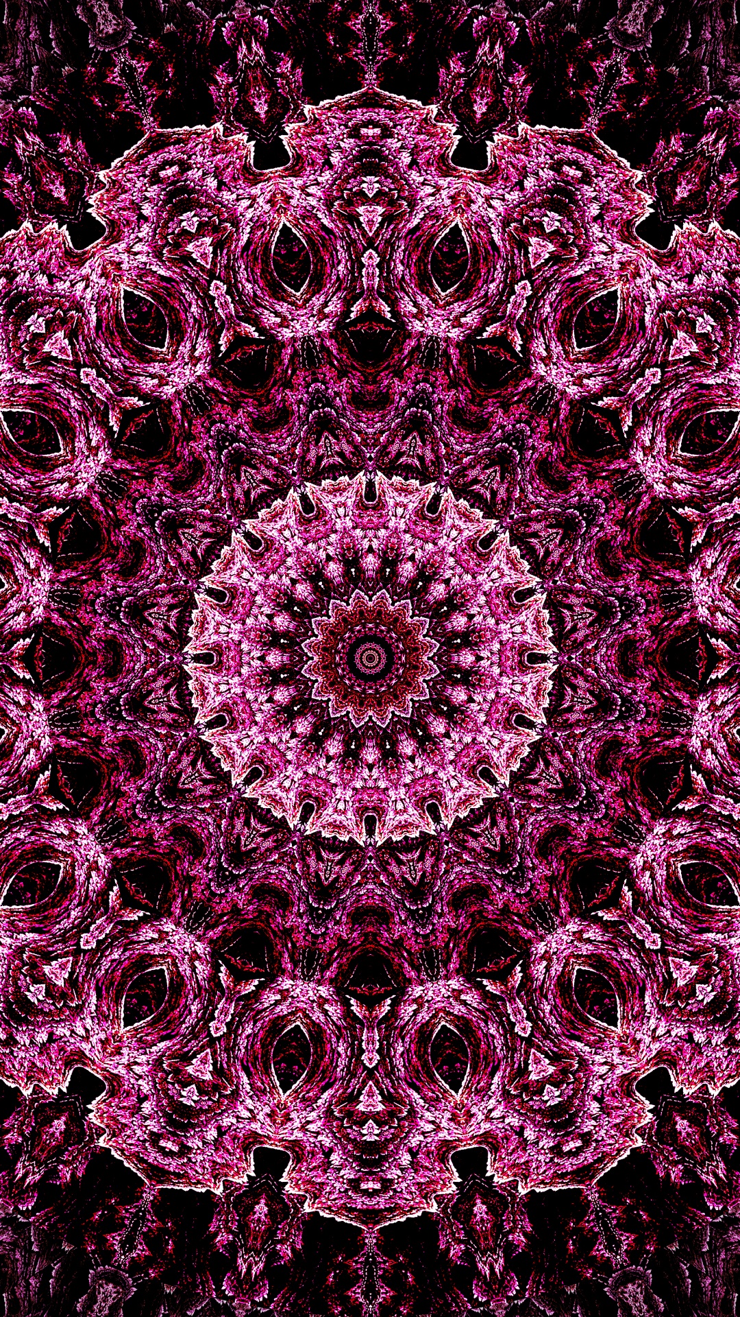 万花筒, 艺术, 分形, 餐巾, 分形技术 壁纸 1080x1920 允许