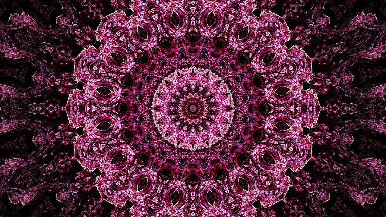 万花筒, 艺术, 分形, 餐巾, 分形技术 壁纸 1280x720 允许