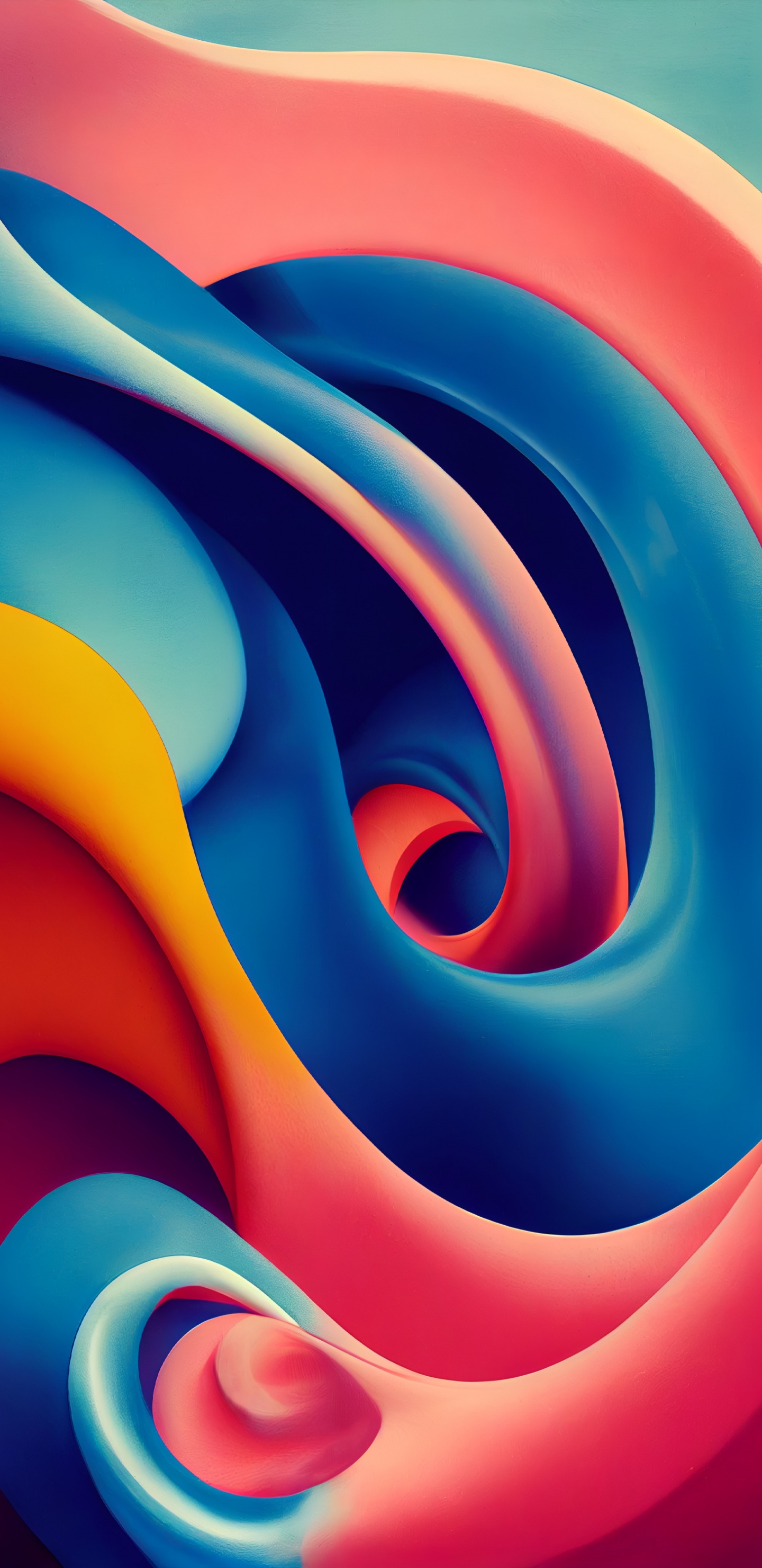 Orange, Graphic Design, Colorfulness, Light, Art. Wallpaper in 1440x2960 Resolution