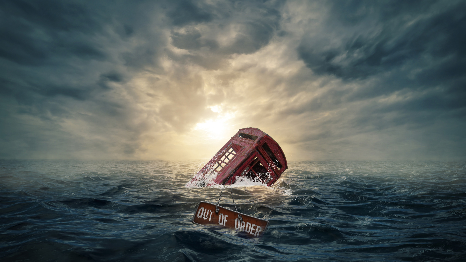 Red and White Boat on Sea During Daytime. Wallpaper in 1920x1080 Resolution
