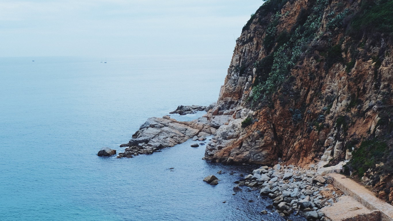 大海, 人体内的水, 海岸, 沿海和海洋地貌, 岬 壁纸 1366x768 允许