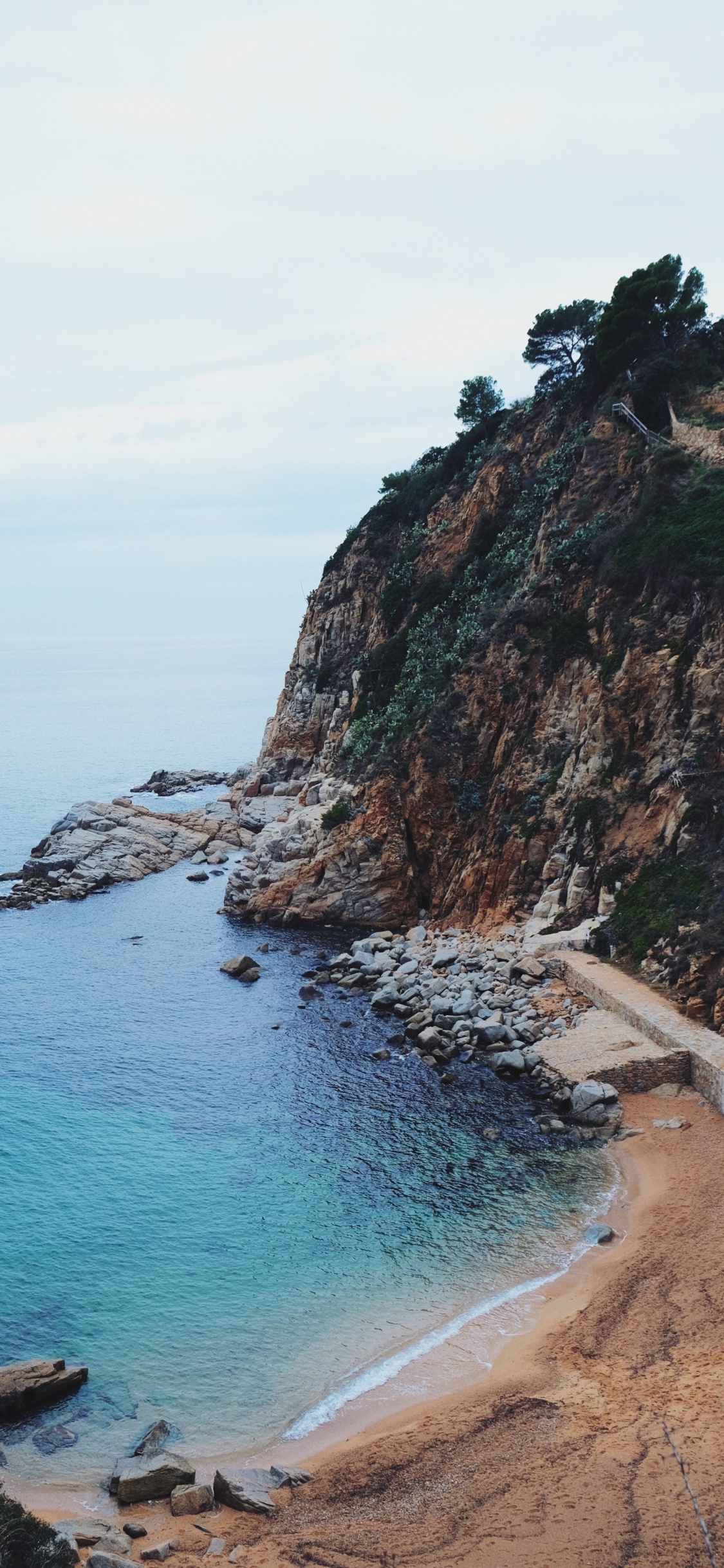 Tossa de Mar., Meer, Strand, Gewässer, Küste. Wallpaper in 1125x2436 Resolution