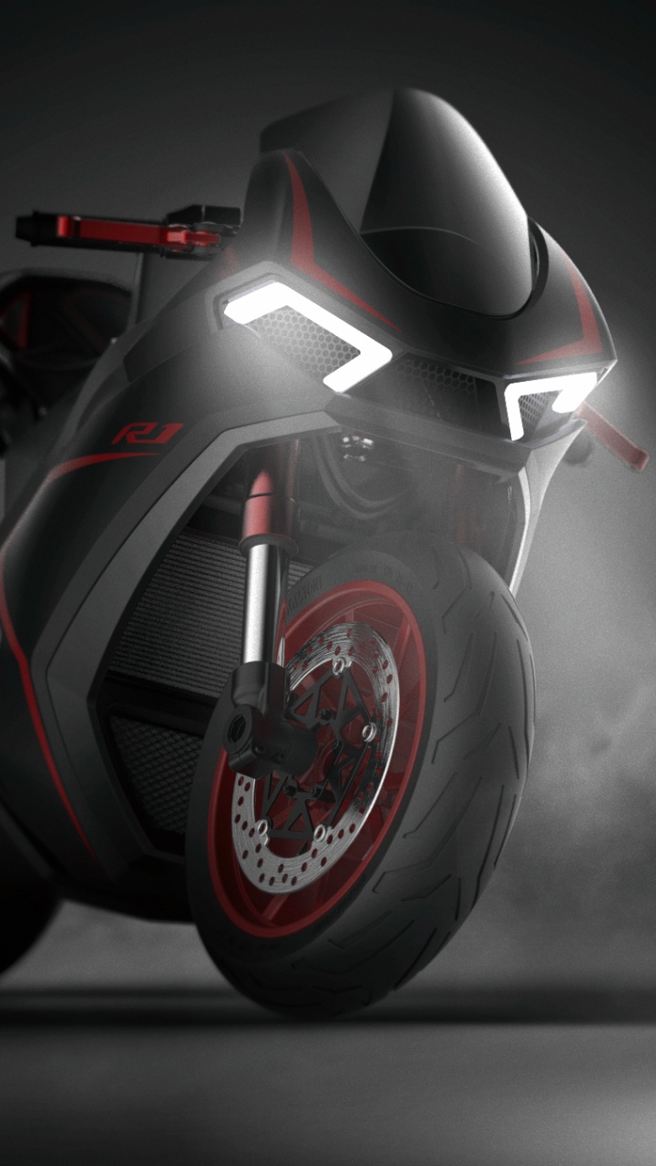 Black and Red Sports Car. Wallpaper in 720x1280 Resolution