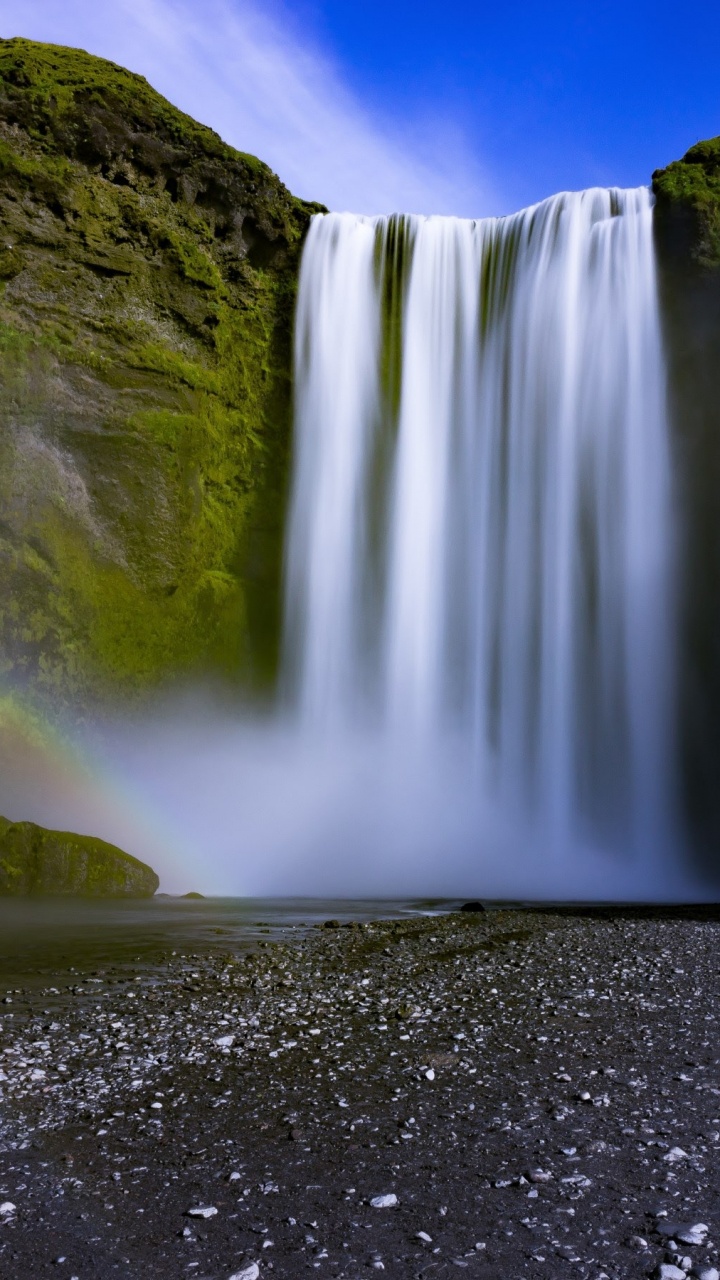 Skgafoss, 性质, 人体内的水, 水资源, 水道 壁纸 720x1280 允许
