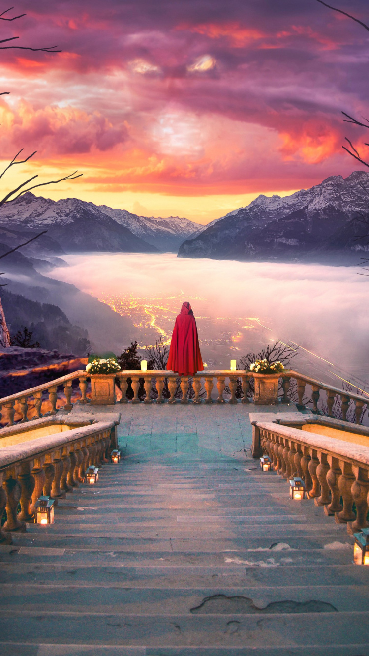 Agua, Montaña, Ambiente, Luz, Naturaleza. Wallpaper in 750x1334 Resolution