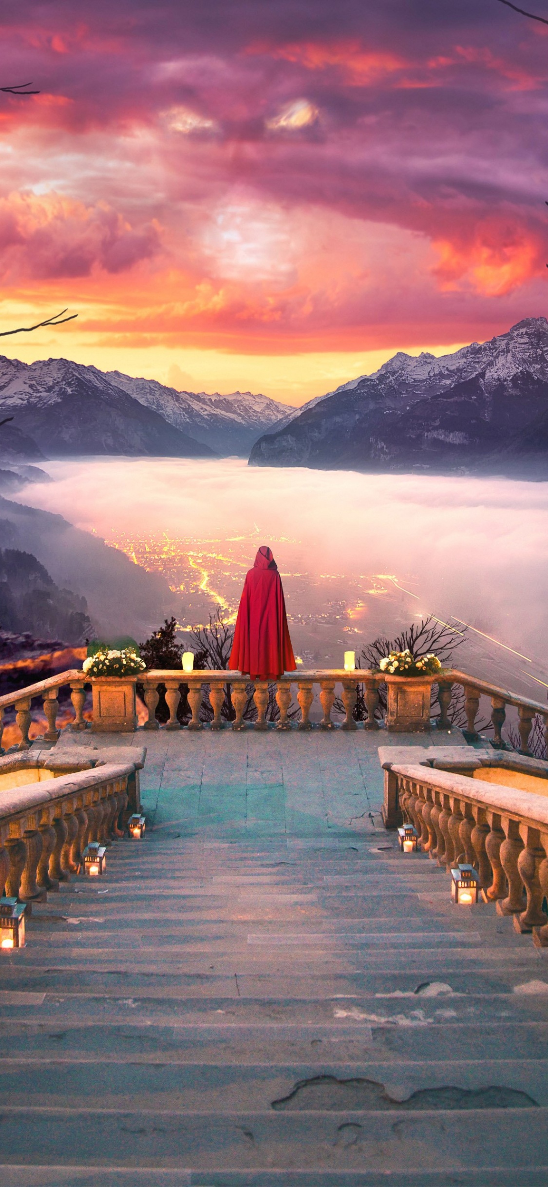 气氛, 光, 性质, 余辉, 自然景观 壁纸 1125x2436 允许