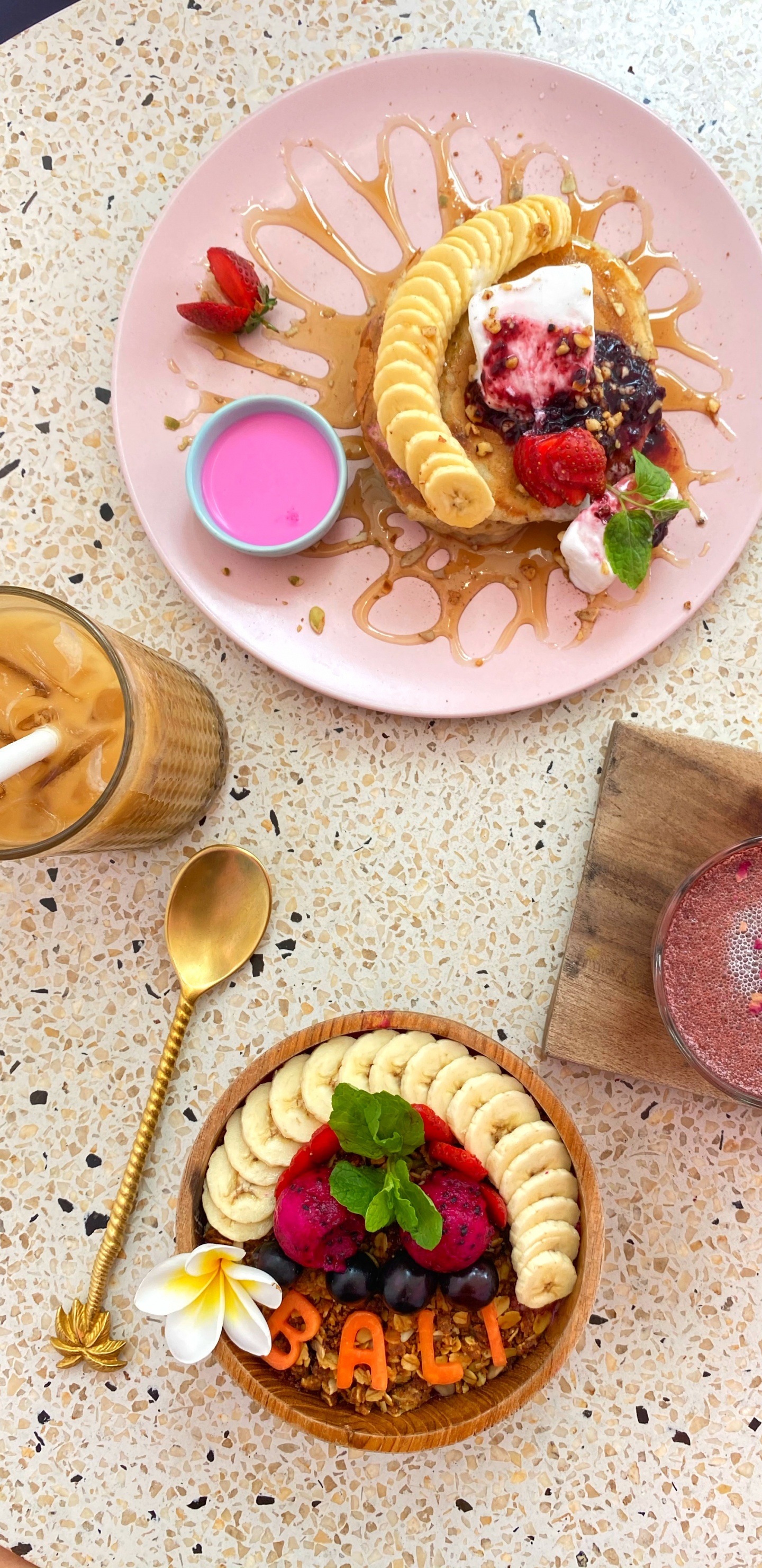 Bali, Dish, Breakfast, Vegetarian Cuisine, Brunch. Wallpaper in 1440x2960 Resolution