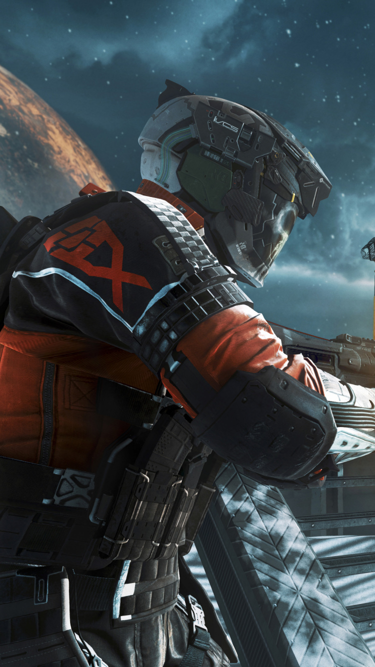 Call of Duty Infini de Guerre, Titanfall 2, Infinity Ward, Multijoueur Jeu Vidéo, Activision. Wallpaper in 750x1334 Resolution