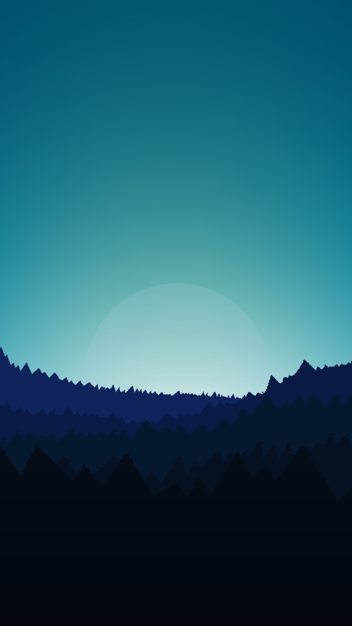 Atmosphere, Mountain, Natural Landscape, Dusk, Horizon. Wallpaper in 720x1280 Resolution