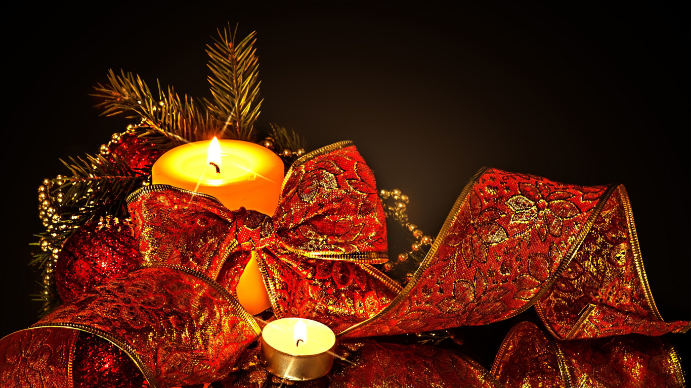 Nouvelle Année, Encore de la Vie, Éclairage, Décoration de Noël, Ornement de Noël. Wallpaper in 1366x768 Resolution