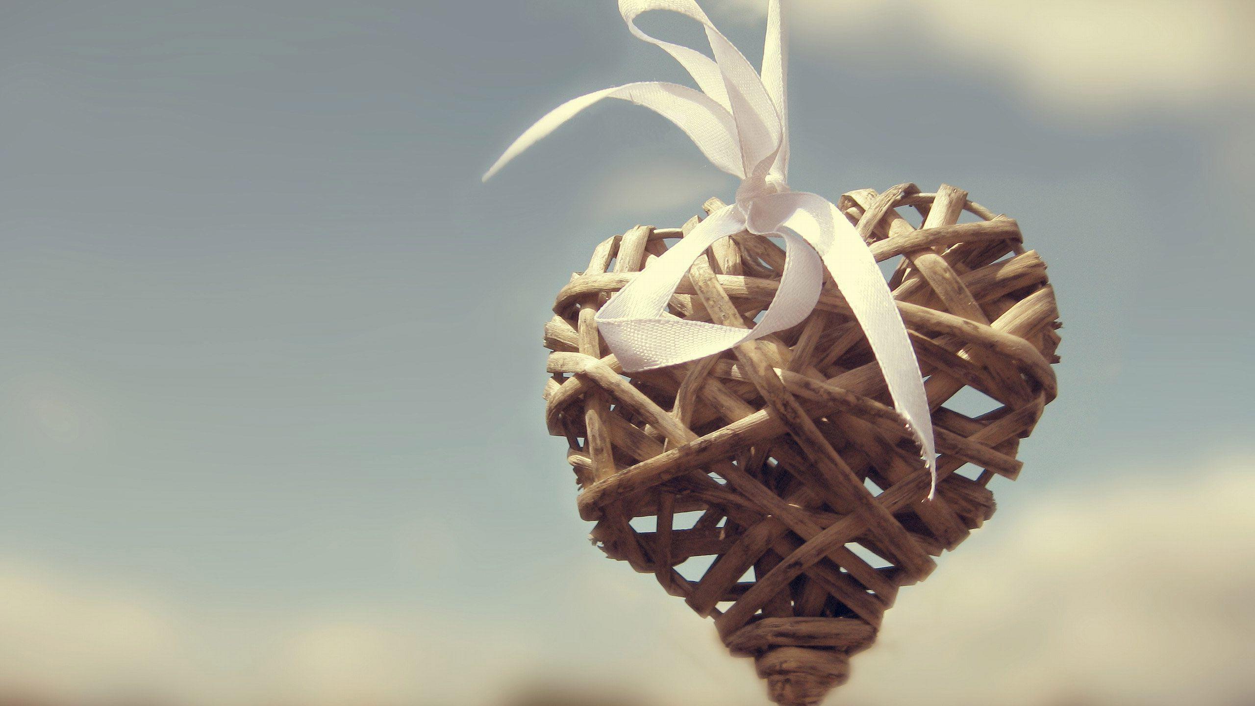 Love, Heart, Twig, Sky, Television. Wallpaper in 2560x1440 Resolution