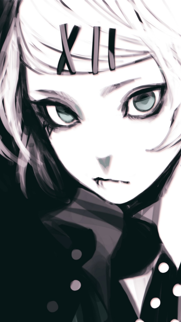 Schwarzhaariger Männlicher Anime-Charakter. Wallpaper in 720x1280 Resolution