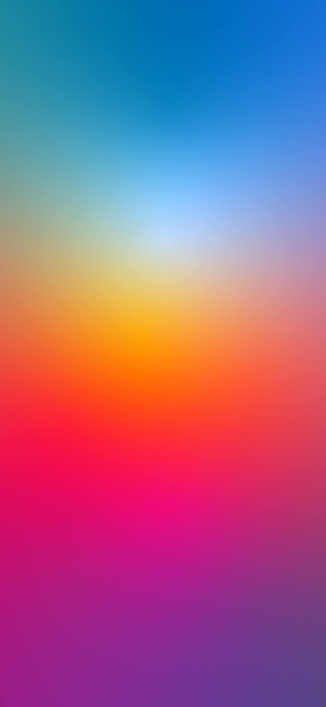 Electric Blue, Art, Calm, Pattern, Horizon. Wallpaper in 1125x2436 Resolution