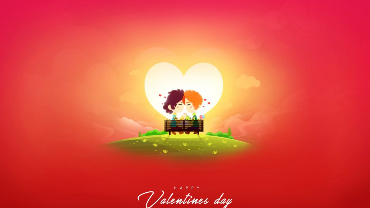 le Jour de Valentines, Cœur, Amour, Graphisme, Graphique. Wallpaper in 1280x720 Resolution