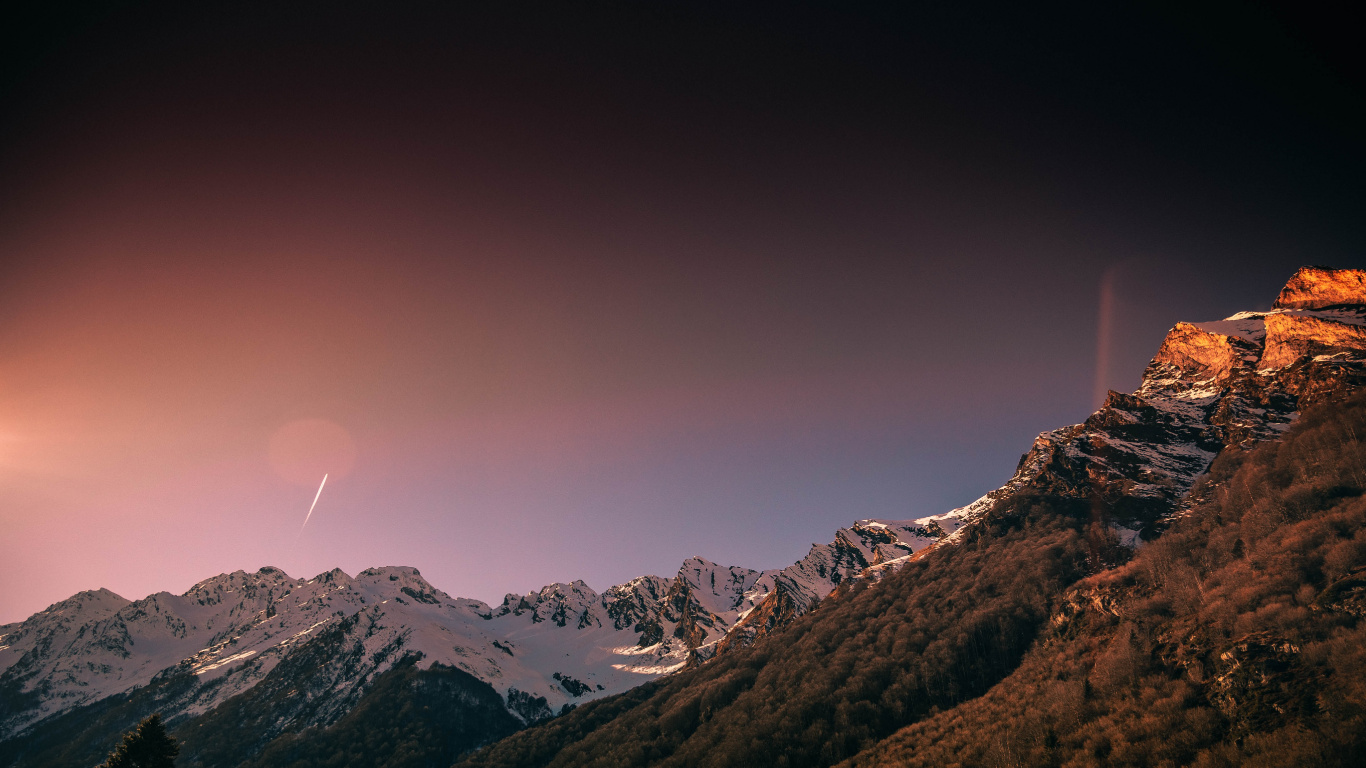 Cloud, Atmosphere, Mountain, Ecoregion, Nature. Wallpaper in 1366x768 Resolution