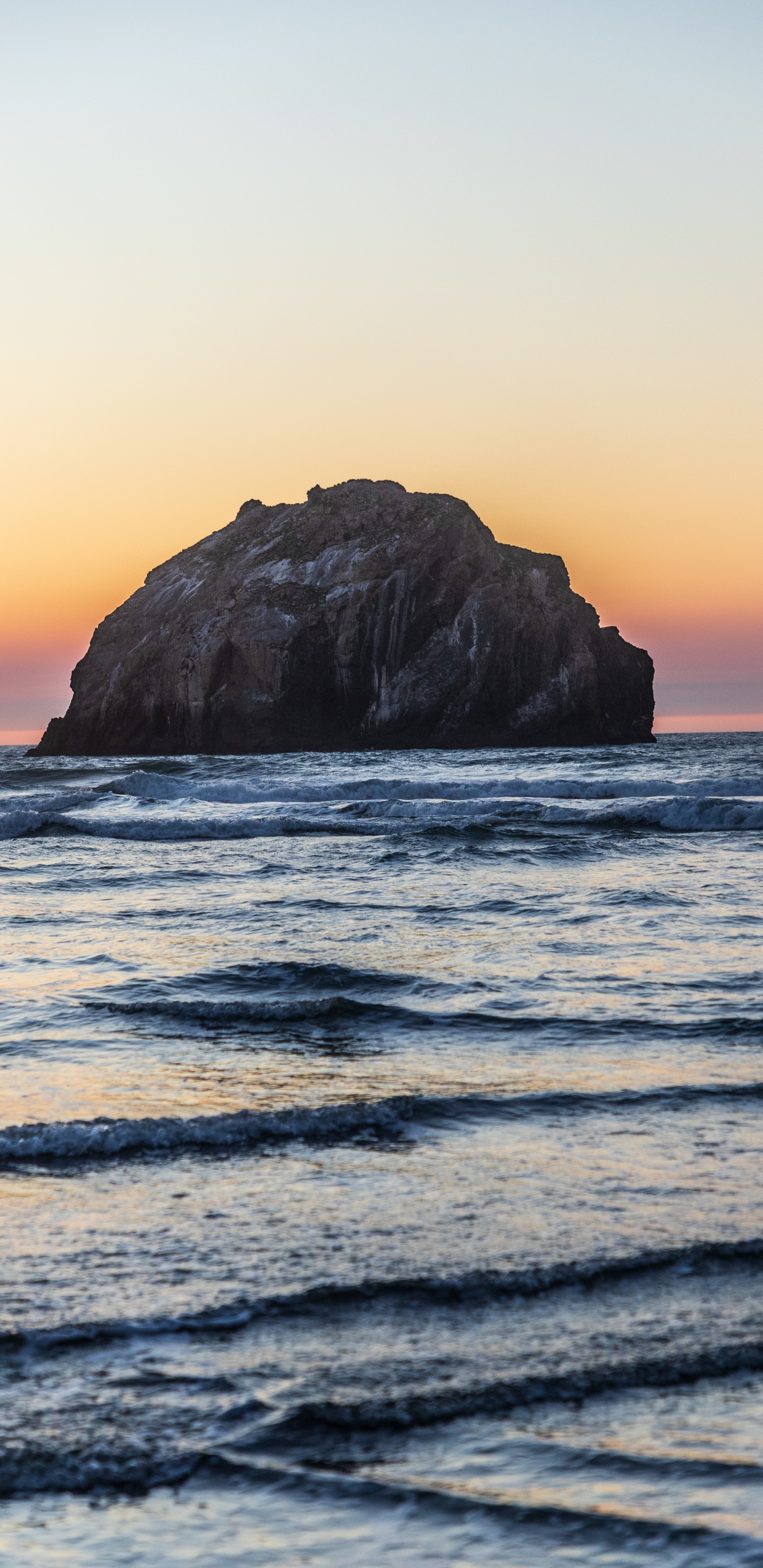 le Vent Vague, Corps de L'eau, Mer, Horizon, Côte. Wallpaper in 1440x2960 Resolution