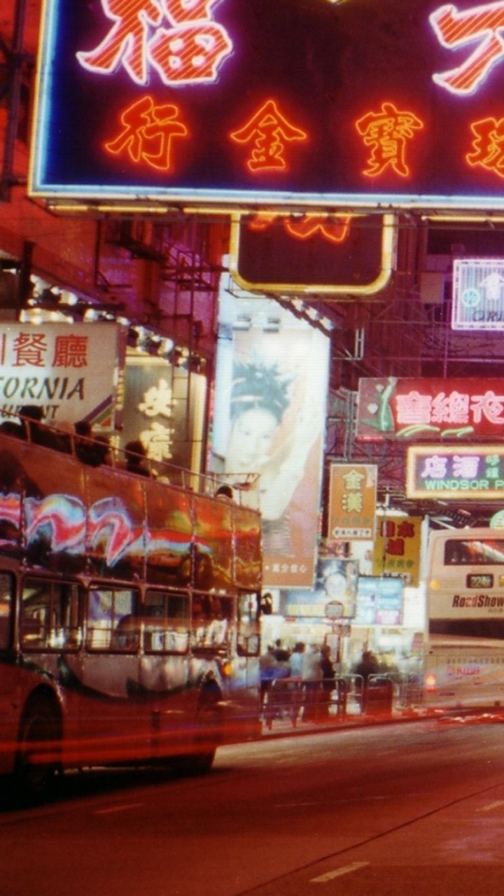 城市, 街, 标牌, 电子标牌 壁纸 720x1280 允许