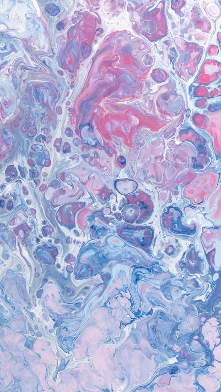 Braune Grüne Und Schwarze Abstrakte Malerei. Wallpaper in 720x1280 Resolution