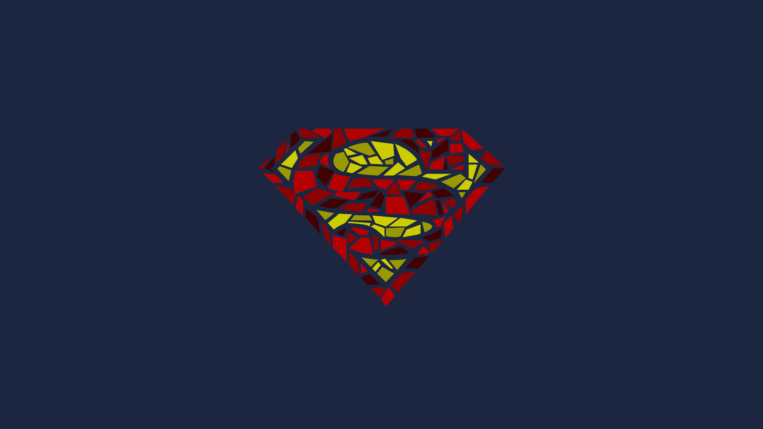 Logo de Diamante Rojo y Amarillo. Wallpaper in 2560x1440 Resolution