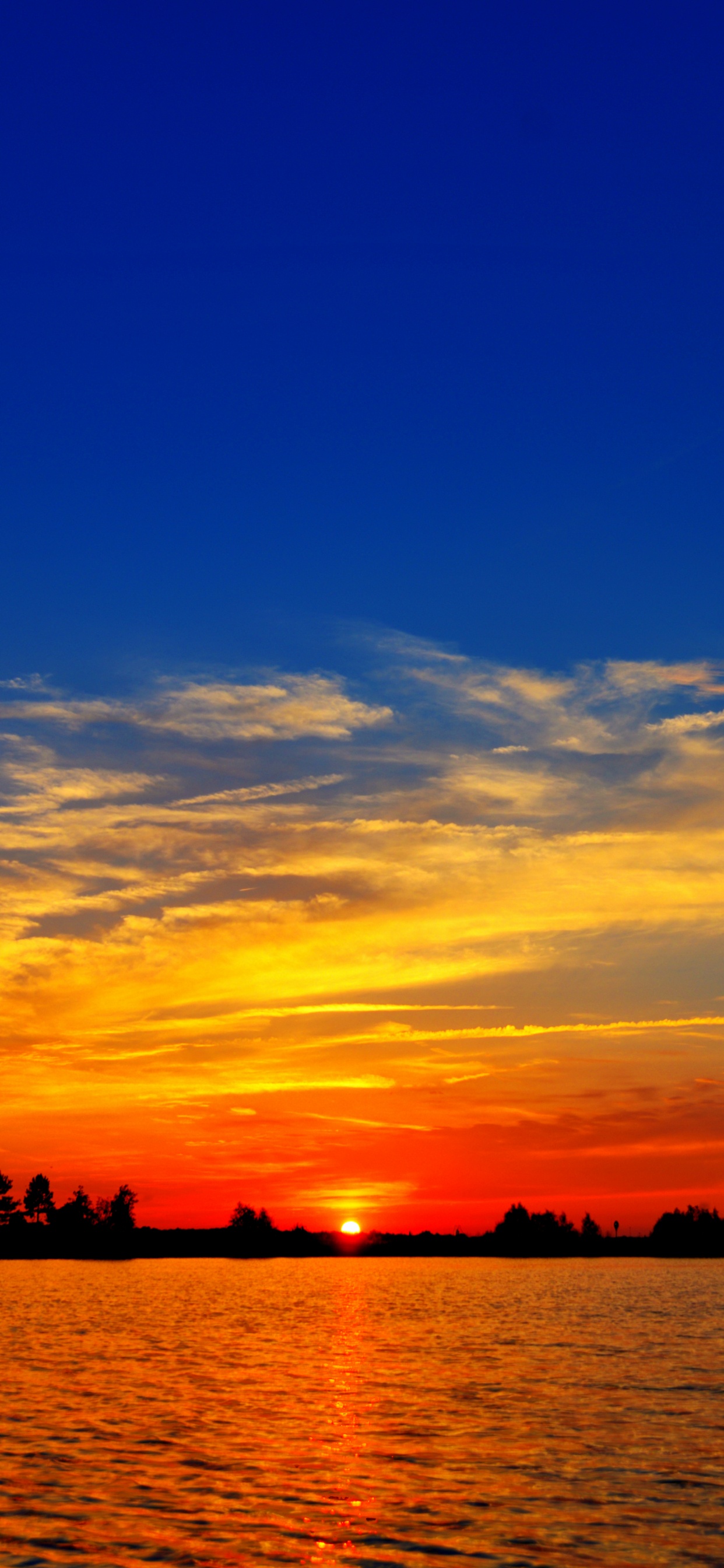 Sunset, Afterglow, Horizon, Dusk, Daytime. Wallpaper in 1242x2688 Resolution