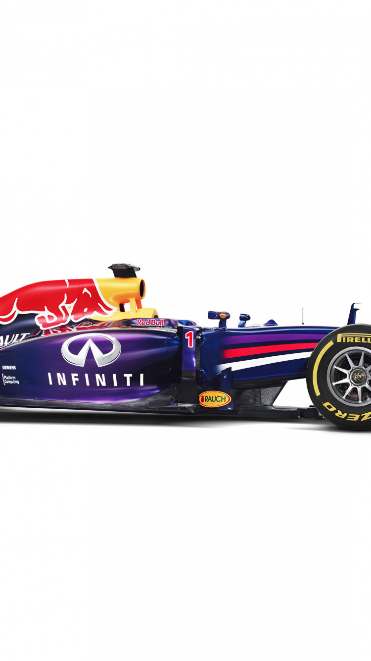 Blue and Red f 1 Race Car. Wallpaper in 750x1334 Resolution